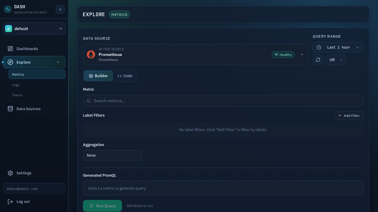 Ace query editor screenshot with datasource selector, query input, and live chart result preview